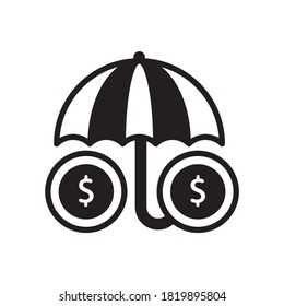 Insurance vector style icon. EPS 10 file