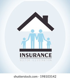 Insurances design over white background, vector illustration