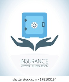 Insurances design over white background, vector illustration