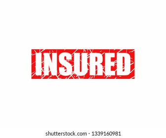 Insured Red Stamp Stock Vector (Royalty Free) 1339160981 | Shutterstock