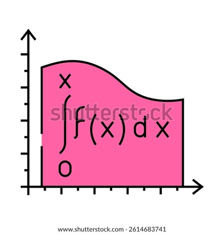 integral math science education line icon vector. integral math science education sign. isolated symbol illustration