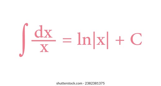 Integral de uno sobre x. Recursos matemáticos para profesores y estudiantes.