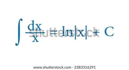 Integral of one over x. Mathematics resources for teachers and students.