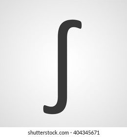 Integral Symbol. Vector Icon