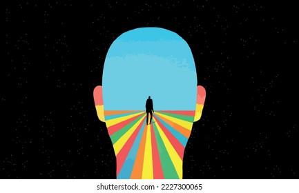 Integrate with the beautiful inner world from the dark outer world