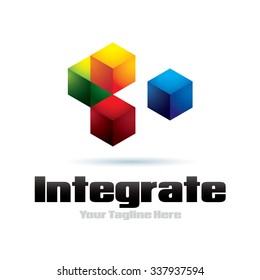 Integrate Icon Logo Elements