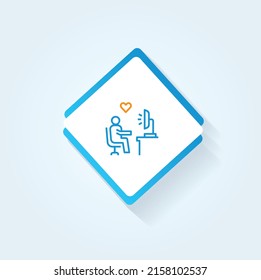 integrated Academy training icon vector design