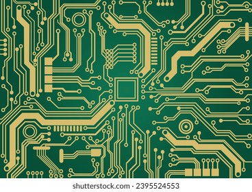 Der integrierte Schaltkreis, Leiterplatten-Hintergrundstruktur, Chipschalttafel, PCB-Technologie