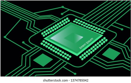 Integrated circuit illustration