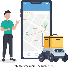 Integrated Digital Future Education Secure Fintech Space Innovation and Autonomous Delivery Service Concept