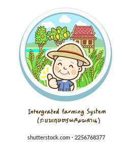 Integrated Farming System in Thai Language it mean “Integrated Farming System”