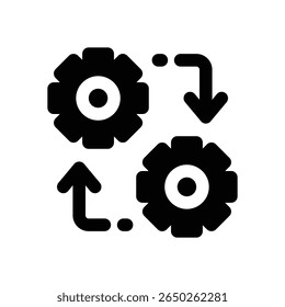 Icono de glifo de sistema integrado. Icono de Vector fuerte y sólido para Sitios web, interfaces móviles, presentaciones y marca visual. Alta calidad y fácil de editar.