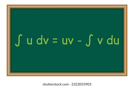 Integration by parts formula in mathematics. Mathematics resources for teachers and students.
