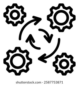 Integration Icon Element For Design