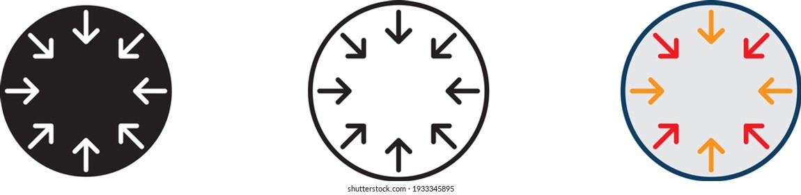 Integration icon , vector illustration