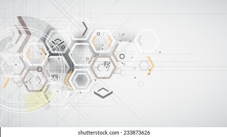 Integration and innovation technology. Best ideas for Business presentation model