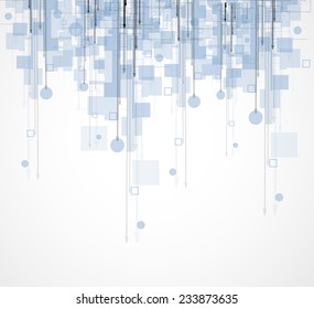 Integration and innovation technology. Best ideas for Business presentation model