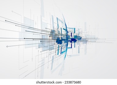 Integration and innovation technology. Best ideas for Business presentation model