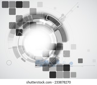 Integration and innovation technology. Best ideas for Business presentation model