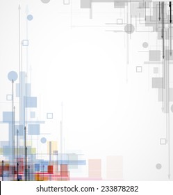 Integration and innovation technology. Best ideas for Business presentation model