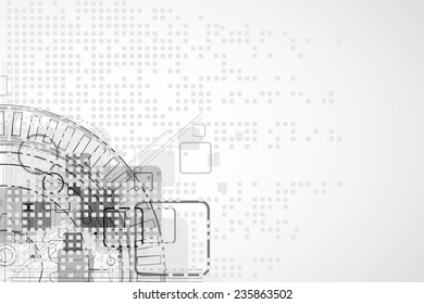 Integration and innovation technology. Best ideas for Business presentation model