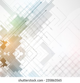 Integration and innovation technology. Best ideas for Business presentation model