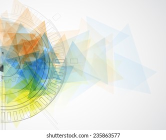 Integration and innovation technology. Best ideas for Business presentation model