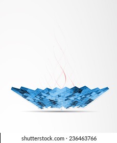Integration and innovation technology. Best ideas for Business presentation model