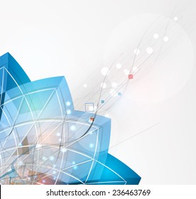 Integration and innovation technology. Best ideas for Business presentation model