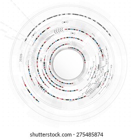 Integration and innovation technology. for Business presentation model vector