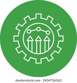 Integration Line Circle Icon Design For Personal And Commercial Use.