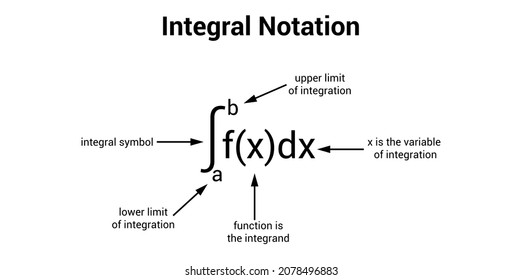 integration notation in mathematics vector
