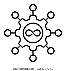 Vektorgrafik des Integrationsgliederungssymbols