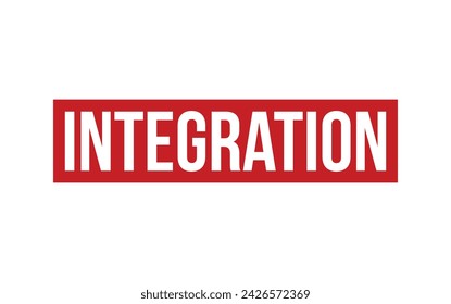 Integration Rubber Stamp Seal Vector