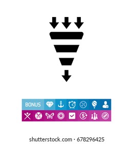 Integration sign icon