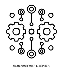 Integration vector icon. automation concept illustration sign. software symbol.