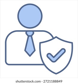Integrity Blue-Symbol, Vektorgrafik