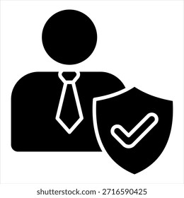 Vektorgrafik des Symbols für Integritätszeichen
