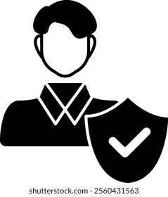 Integrity Icon - Black Filled Style - Meritocracy Theme