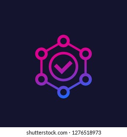 integrity icon on dark