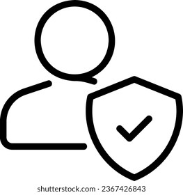 Vektorgrafik der Integritätsszeilensymbolgrafik