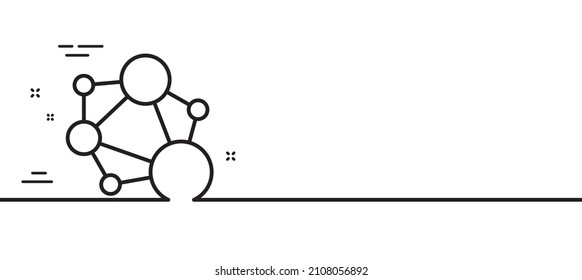Integrity line icon. Social network sign. Core value symbol. Minimal line illustration background. Integrity line icon pattern banner. White web template concept. Vector