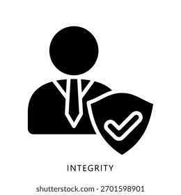Integrity Mini Illustration Icon. Use For Modern Concept, Print, Ui, Ux Kit, Web And App Development. Vector Related To Business Finance, Management And More