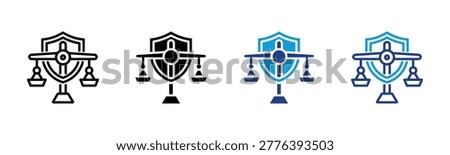 Integrity Web icon with multiple style collection