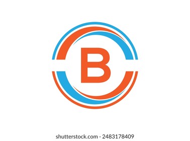 Intel B monogram with a circle