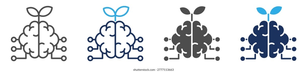 intellect icon set multi concept