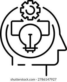 Intellectual Growth Illustration vector Icon Design