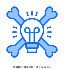 Intellectual Piracy Icon Element For Design