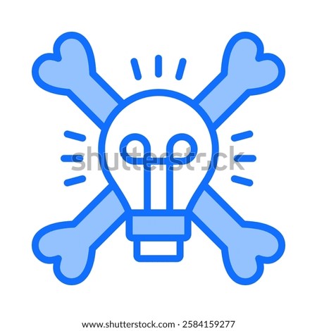 Intellectual Piracy Icon Element For Design