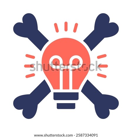 Intellectual Piracy Icon Element For Design